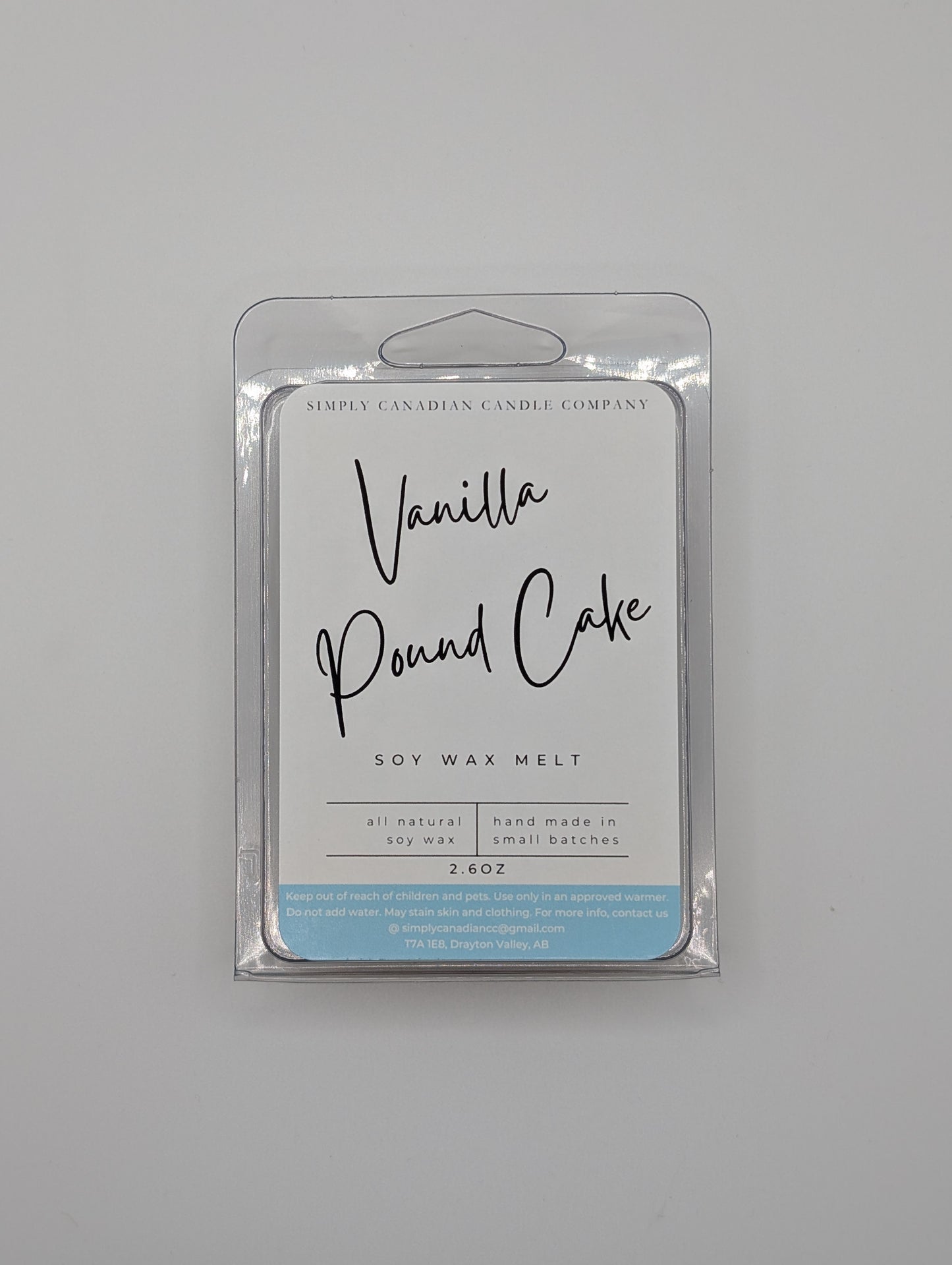 Vanilla Pound Cake Wax Melt 2.6oz