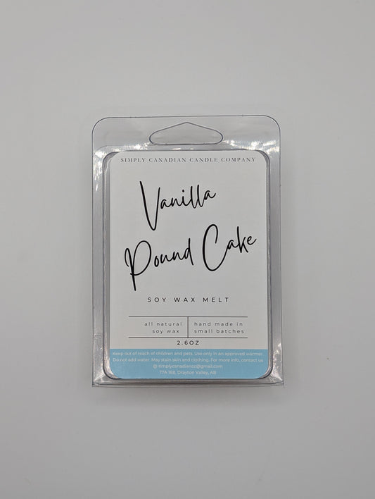 Vanilla Pound Cake Wax Melt 2.6oz