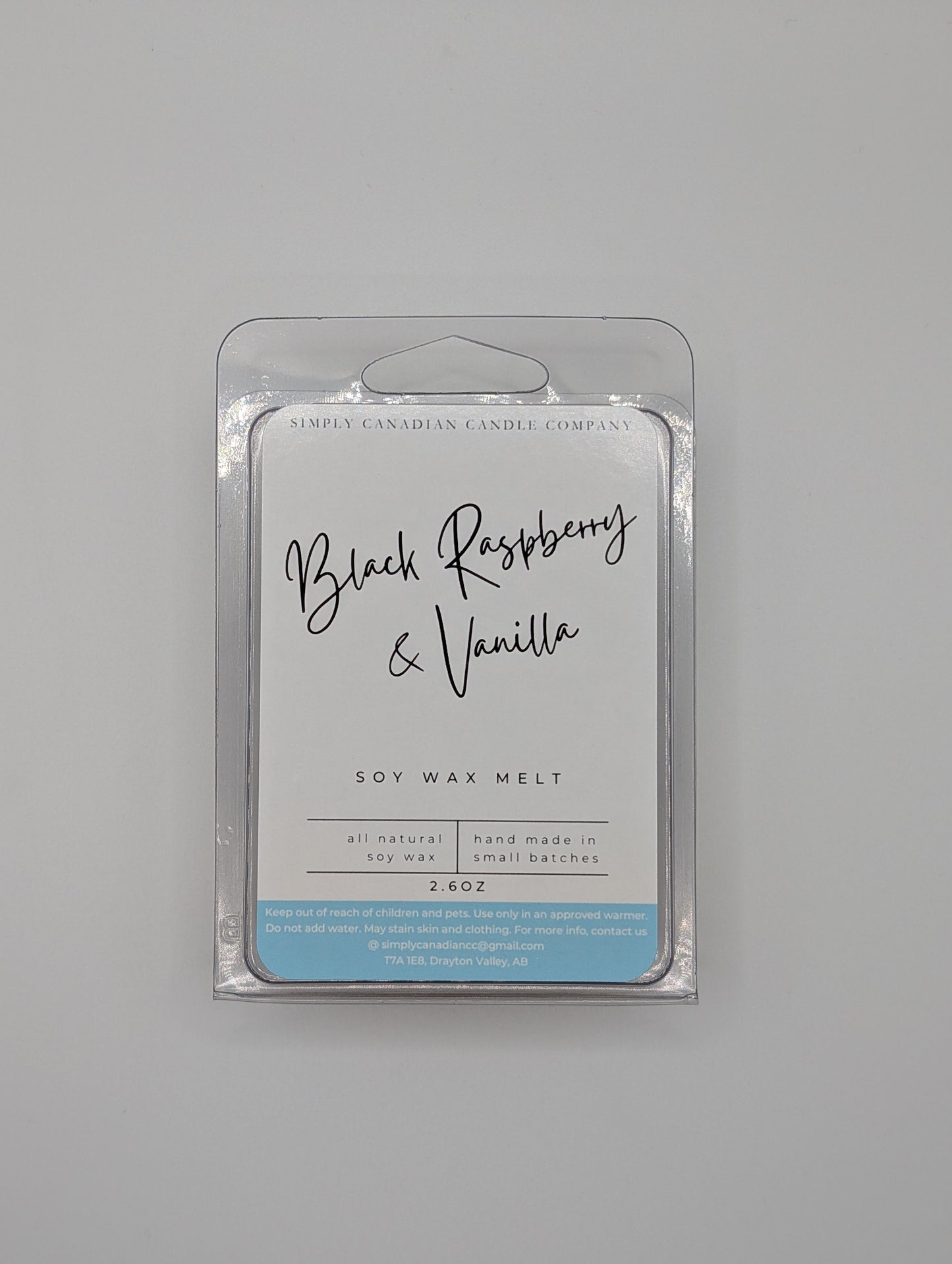 Black Raspberry and Vanilla Wax Melt 2 .6oz
