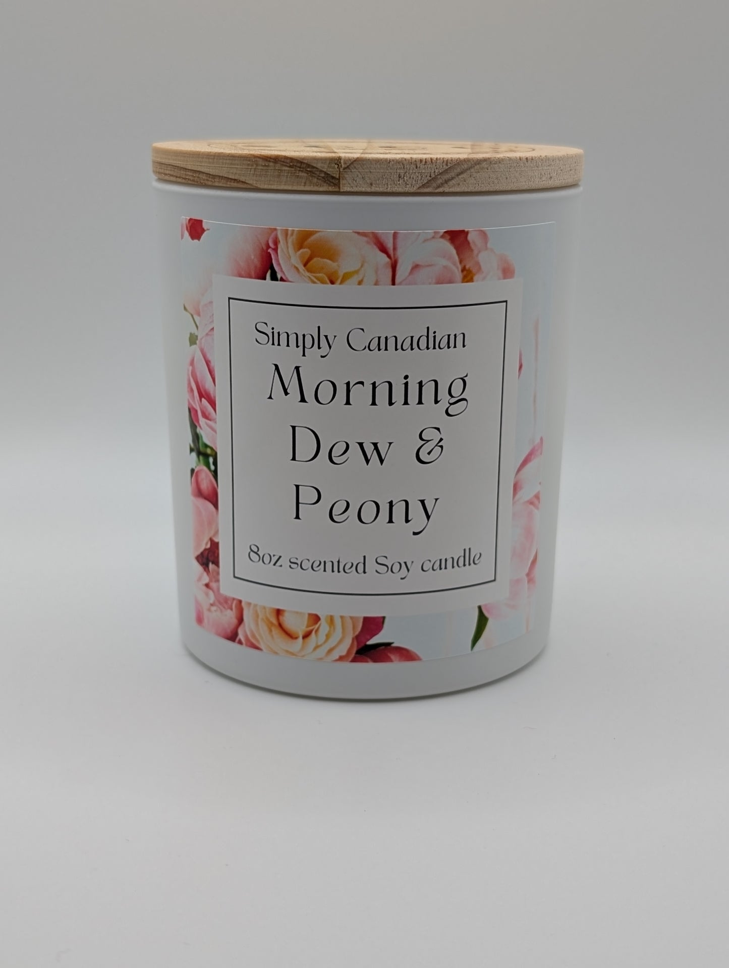Morning Dew and Peony 8oz candle