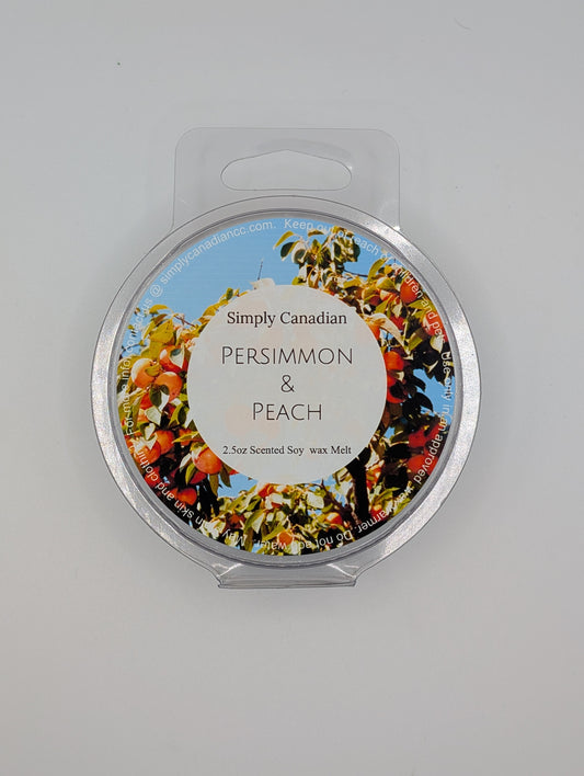 Persimmon and Peach Wax Melt