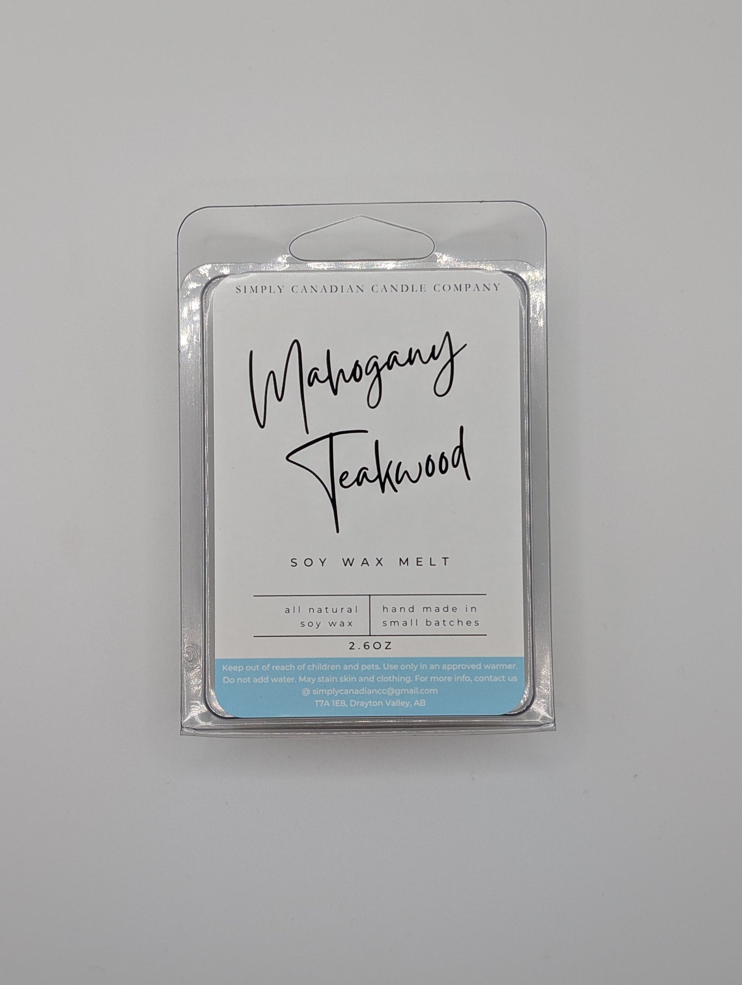 Mahogany Teakwood 2.6oz Wax Melt