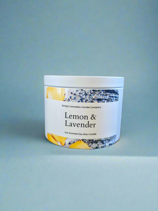 Lemon & Lavender 6oz Candle