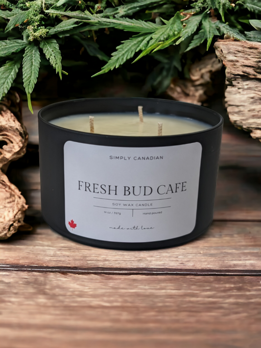 Fresh Bud Cafe 14oz 3 wick candle