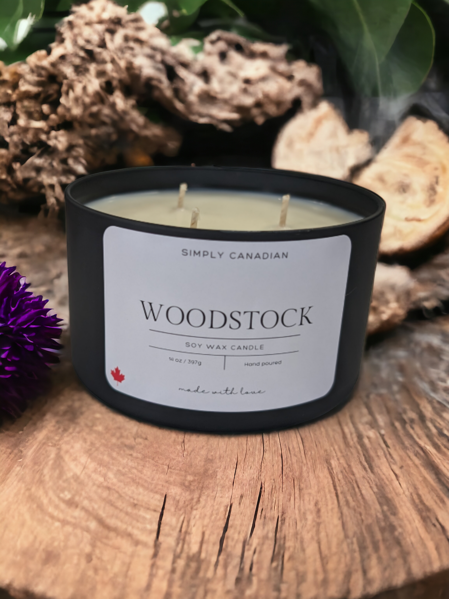 Woodstock 14oz 3 wick candle