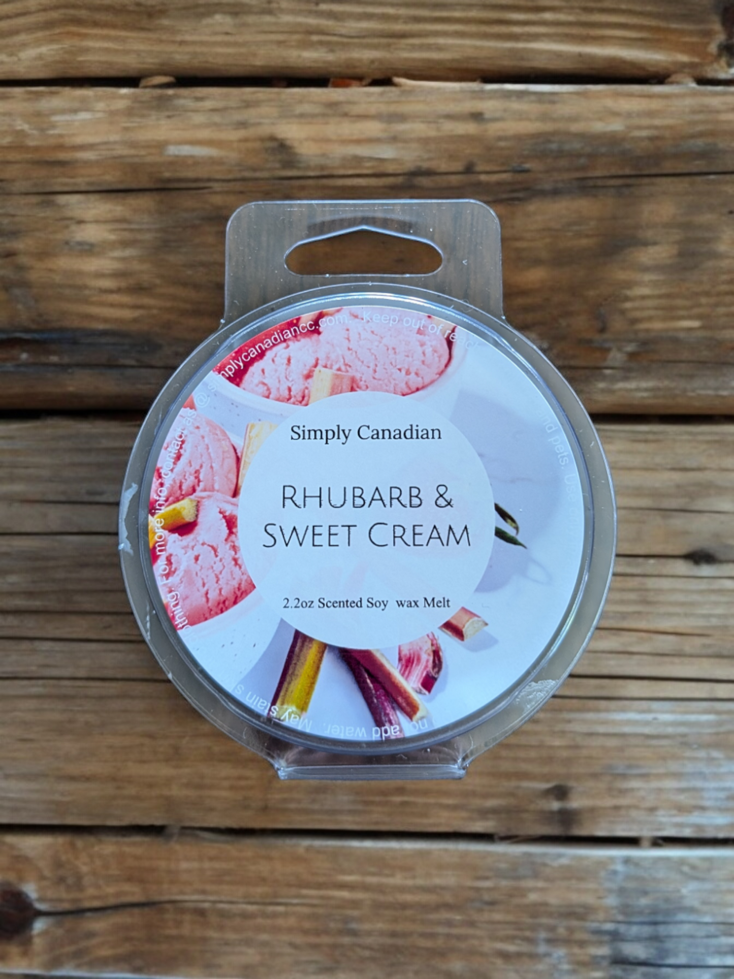 Rhubarb and Sweet Cream Wax Melt