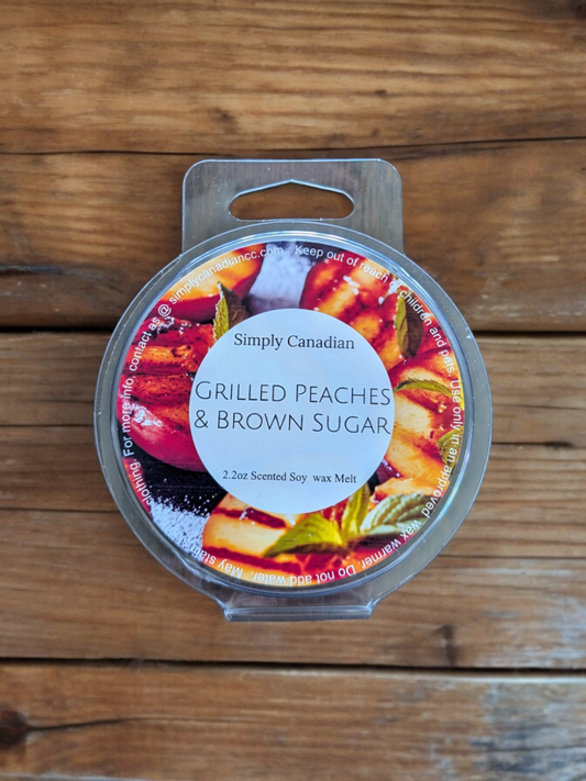 Grilled Peaches and Brown Sugar Wax Melt