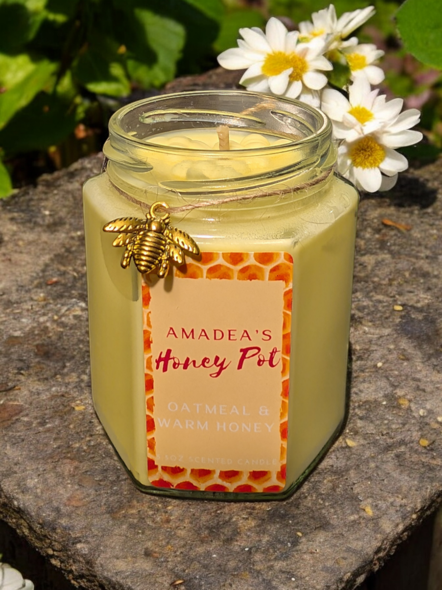 Amadea's Honey Pot- 5.5oz Candle