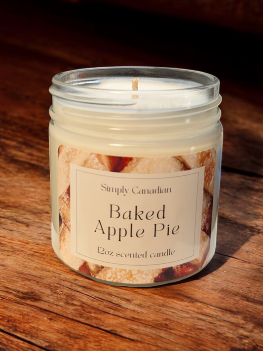 Baked Apple Pie 12oz Candle