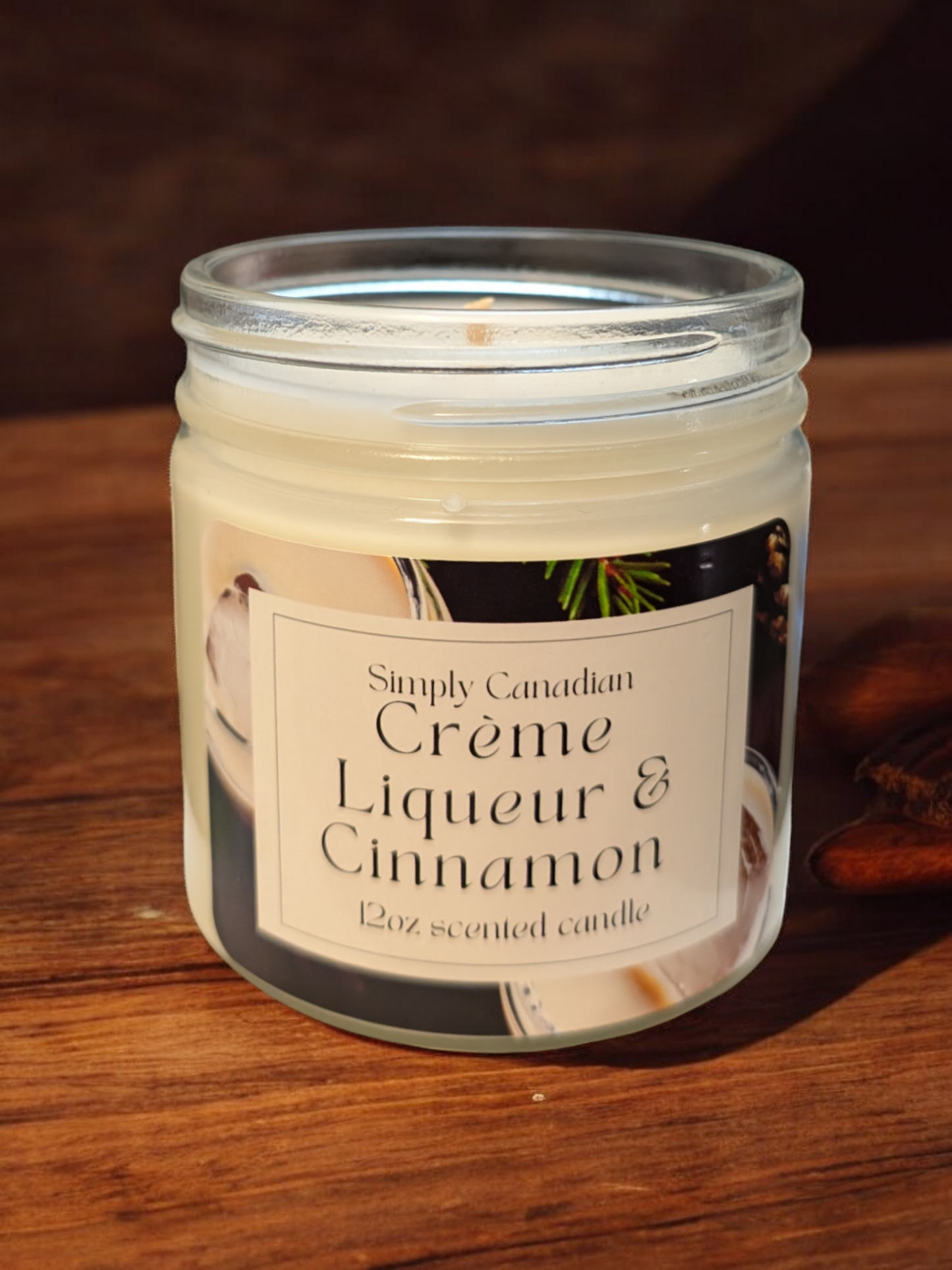 Créme Liqueur & Cinnamon 12oz Candle