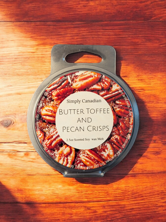 Butter Toffee and Pecan Crisps Wax Melt