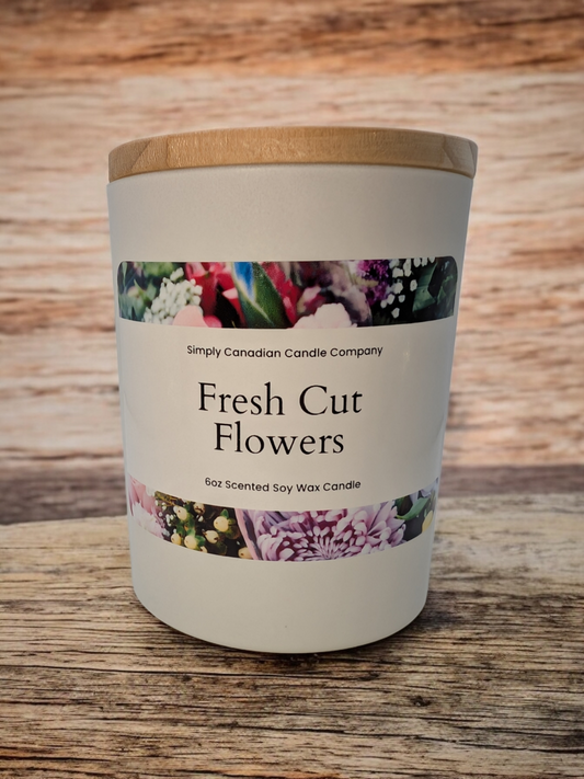 Fresh Cut Flowers 6oz Candle