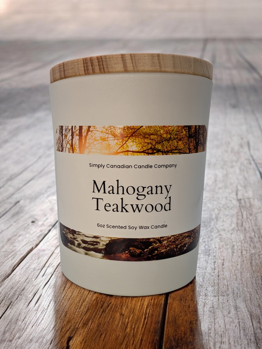 Mahogany Teakwood 6oz Candle