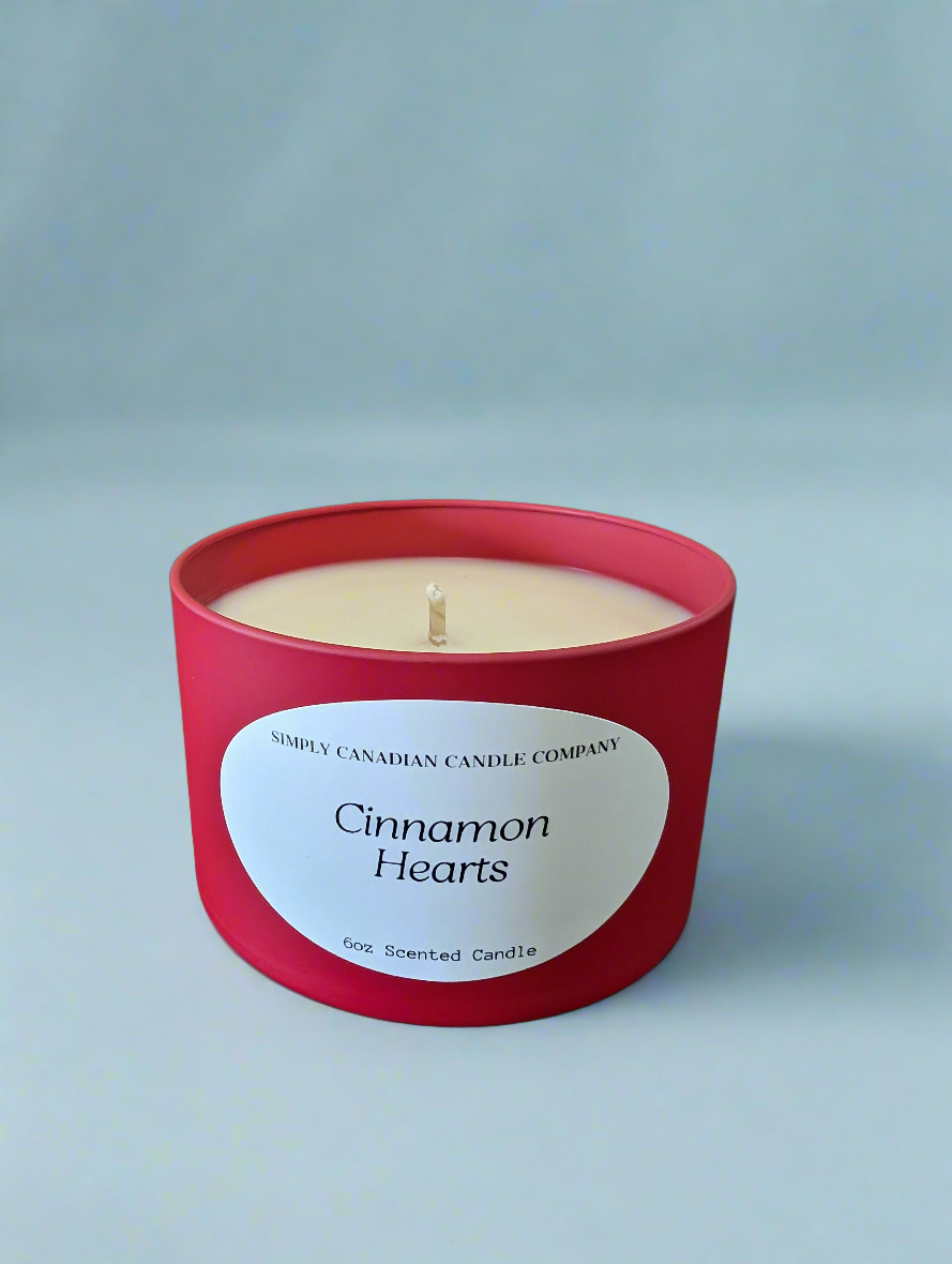 Cinnamon Hearts 6oz Candle