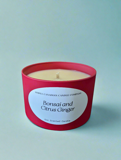 Bonsai and Citrus Ginger 6oz Candle