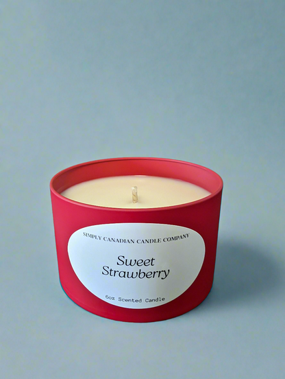 Sweet Strawberry 6oz Candle