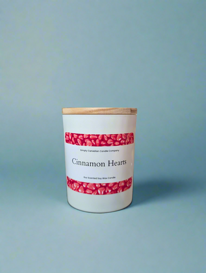 Cinnamon Hearts 6oz Candle