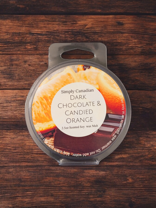 Dark Chocolate and Candied Orange Wax Melt