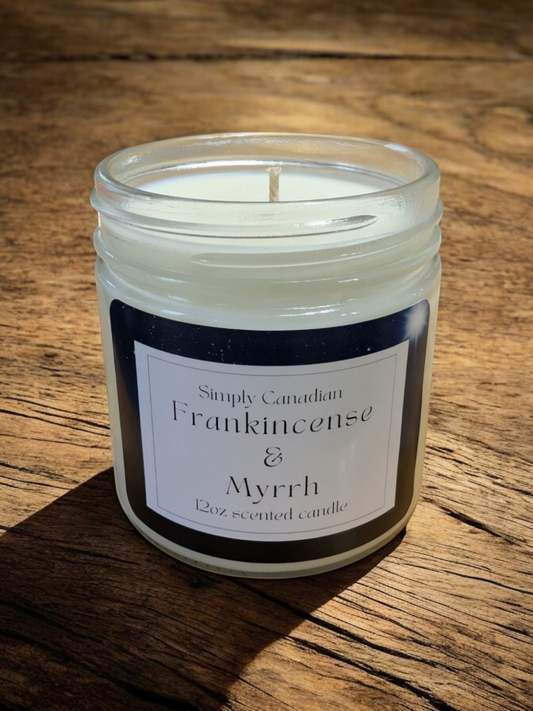 Frankincense and Myrrh 12oz Candle