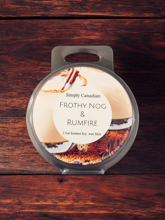 Frothy Nog and Rumfire Wax Melt