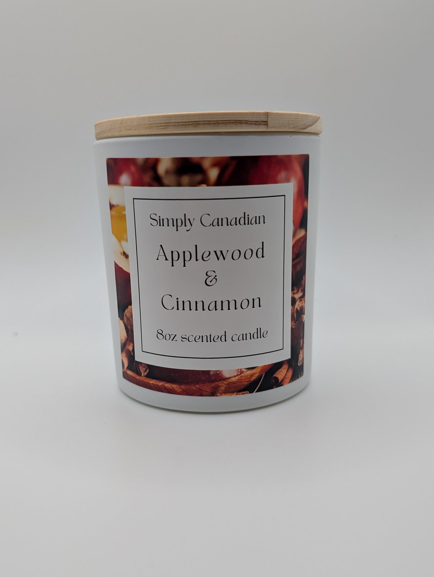 Applewood and Cinnamon 8oz Candle
