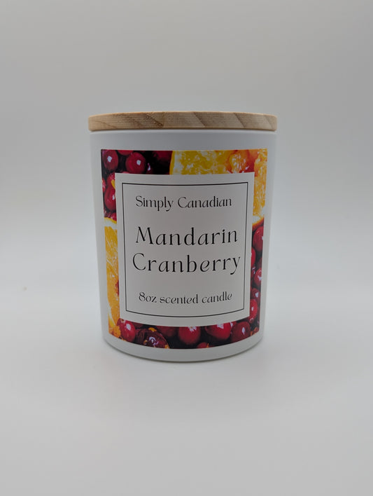 Mandarin Cranberry 8oz Candle