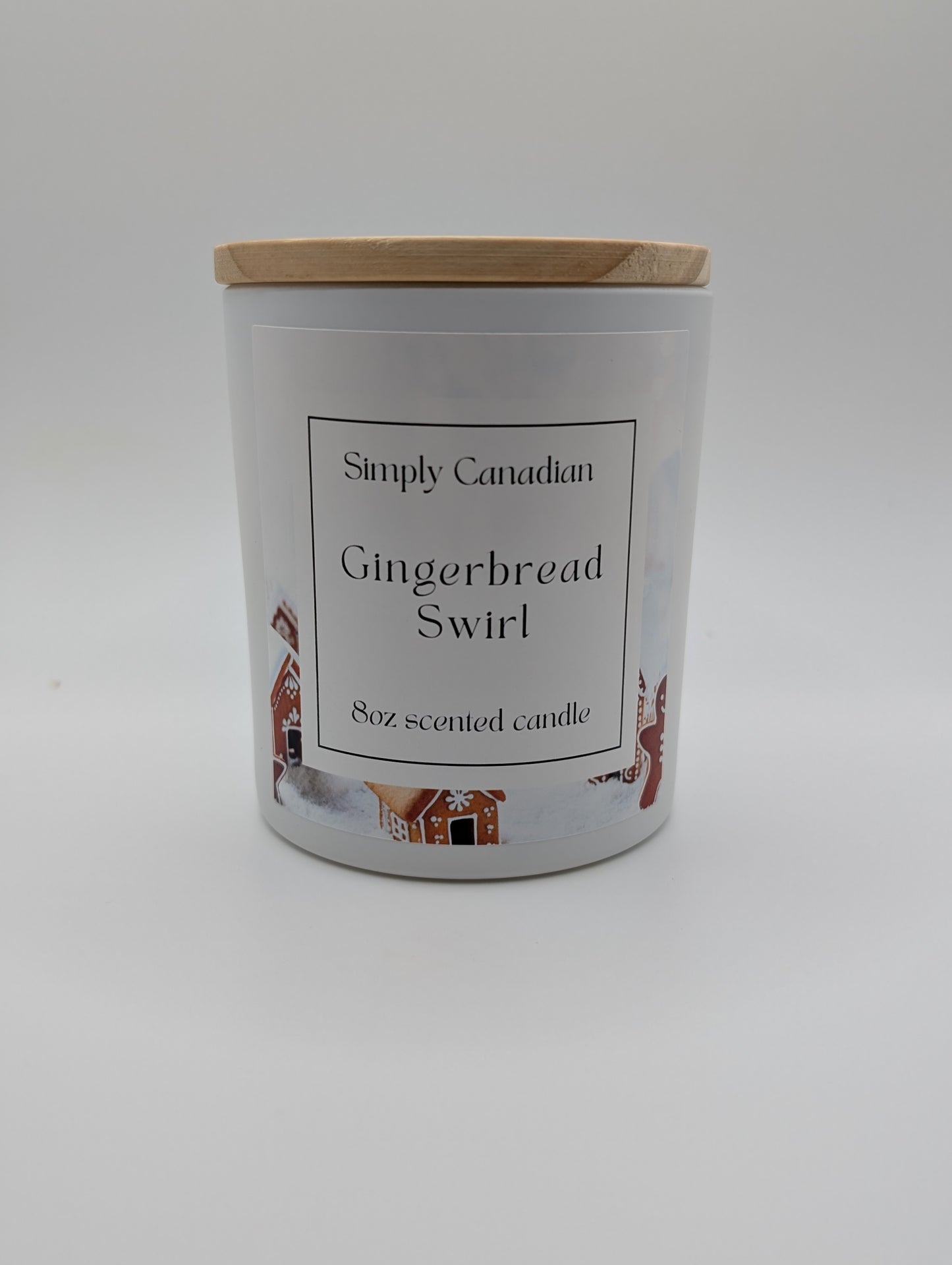 Gingerbread Swirl 8oz Candle